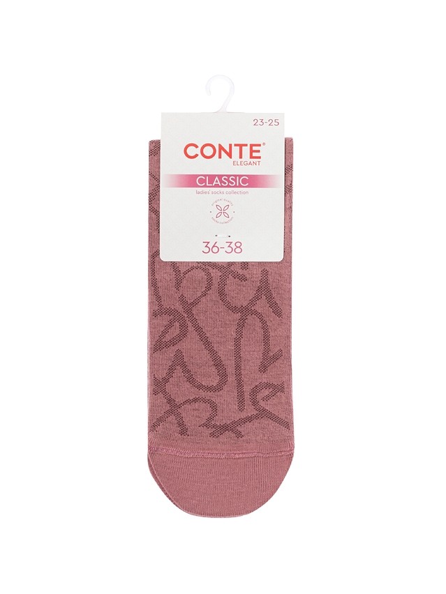 Women's socks CONTE ELEGANT CLASSIC, s.23-25, 687 ash pink - 4