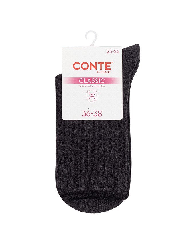 Women's socks CONTE ELEGANT CLASSIC, s.23-25, 751 black - 4
