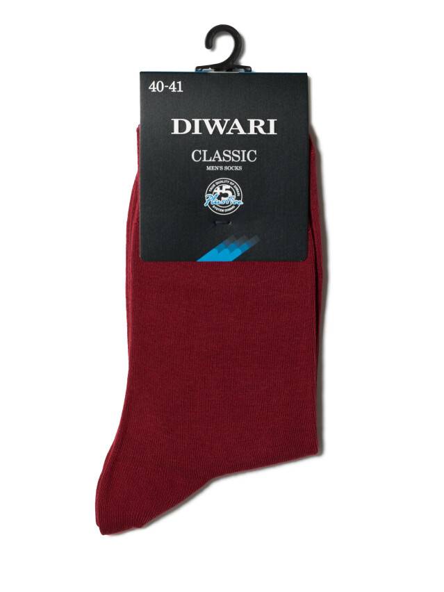 Men's socks DiWaRi CLASSIC, s. 40-41, 000 wine-coloured - 4