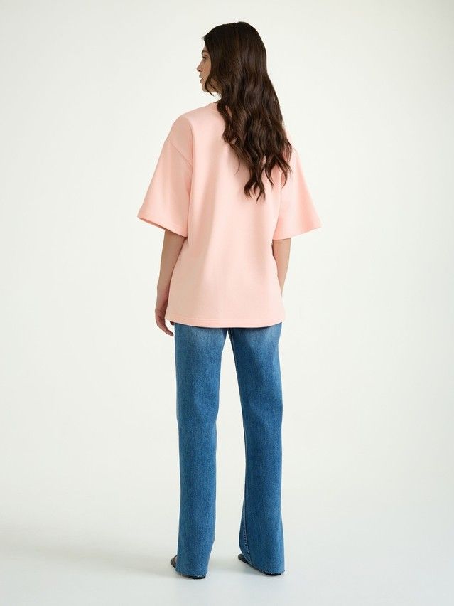 Women's polo neck shirt CONTE ELEGANT LD 3071, s.170-84, seashell pink - 2