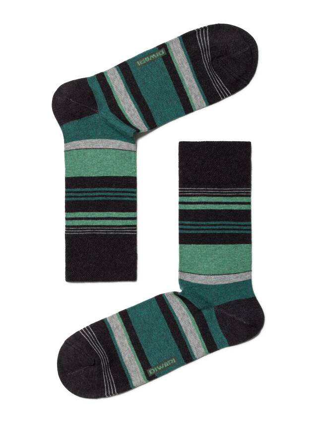 Men's socks HAPPY 15С-23SP, rives. 40-41, 129 dark turquoise - 1
