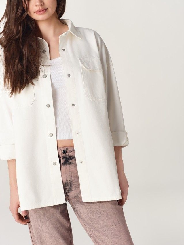 Denim windbreaker CONTE CON-924, s.170-84-90, off white - 4