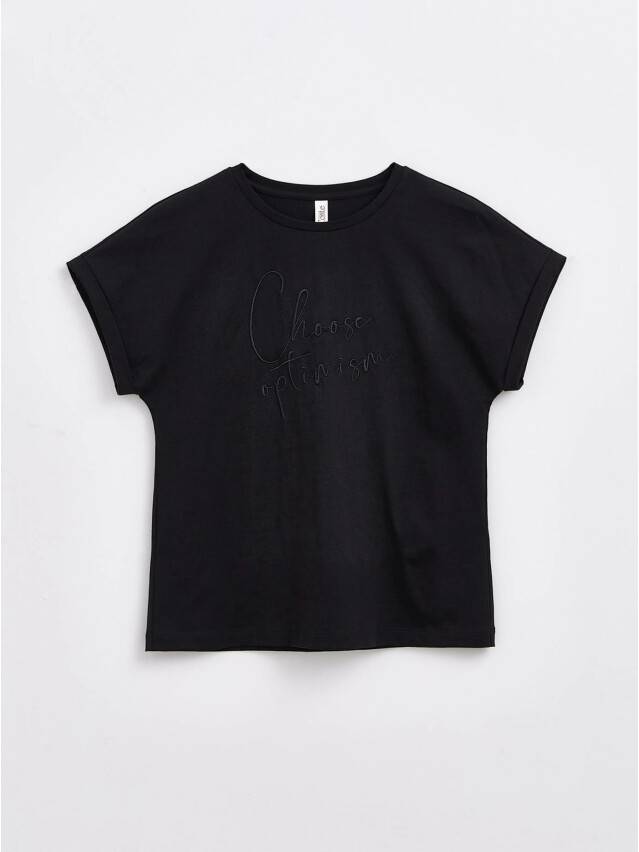 Women's polo neck shirt CONTE ELEGANT LD 1221, s.170-100, black - 4