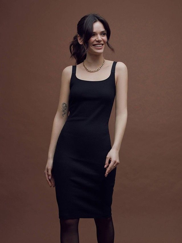 Women's gown CONTE ELEGANT LPL 1610, s.170-84-90, black - 1