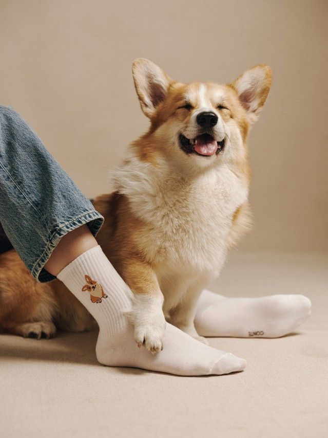 Women's socks CONTE FANTASY, s.23-25, 1095 white - 1