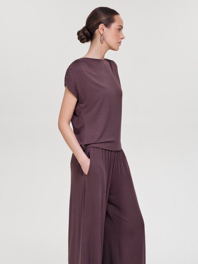 Women's blouse CONTE LBL 3509, s.170-84, chocolate - 5