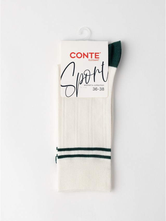 Women's socks CONTE ELEGANT SPORT, s.23-25, 1104 milky-green - 5