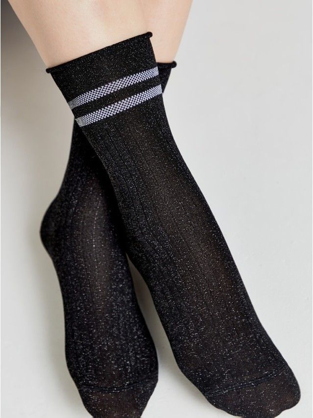 Women's socks CONTE ELEGANT FANTASY, s.23-25, 596 black - 4