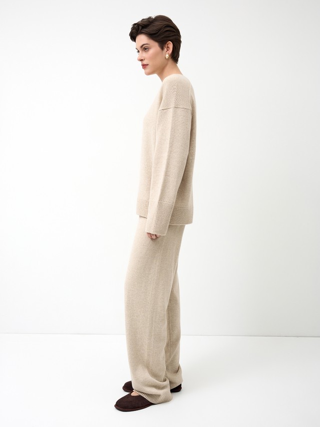 Women's trousers CONTE ELEGANT LDK24131, s.170-102, beige - 7