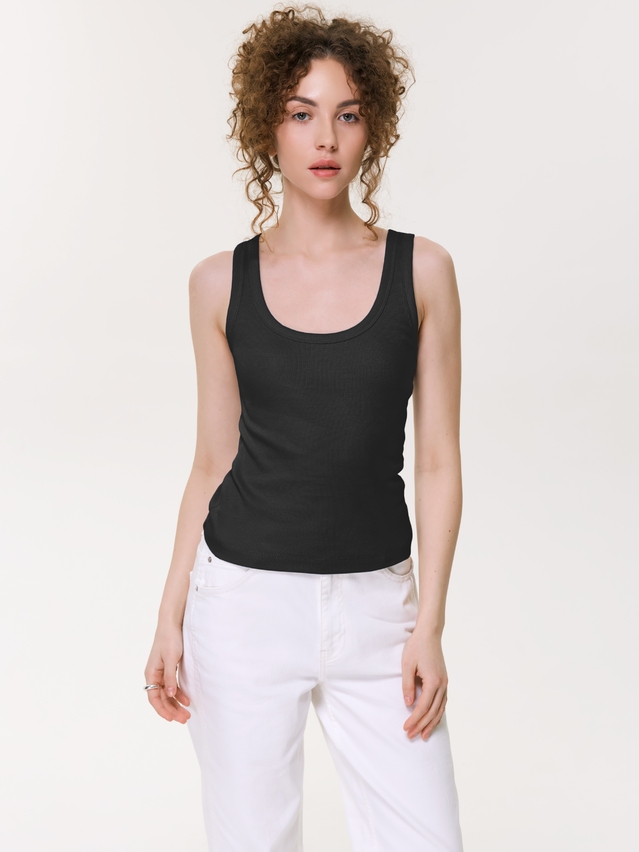 Women's tank top CONTE ELEGANT BASIC COLLECTION LM 5021, s.170-84, black - 1