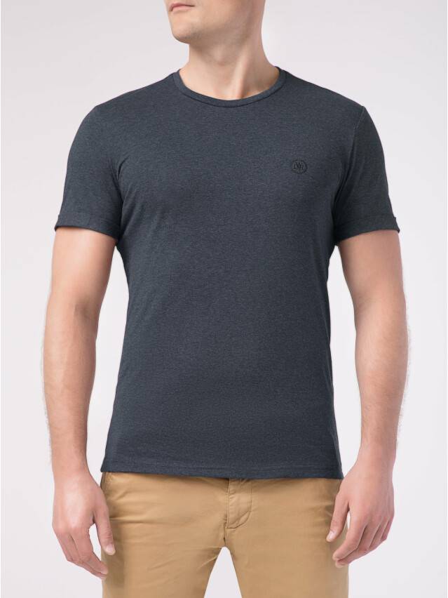 Men's polo neck shirt DiWaRi MD 751, s.182-92, graphite - 2