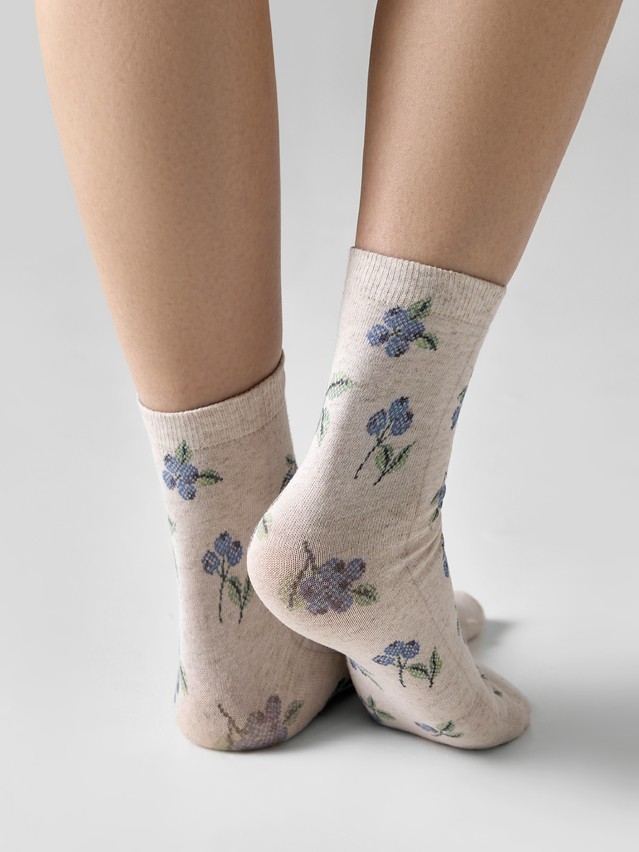 Women's socks CONTE ELEGANT FANTASY, s.23-25, 1237 bilberries - 2