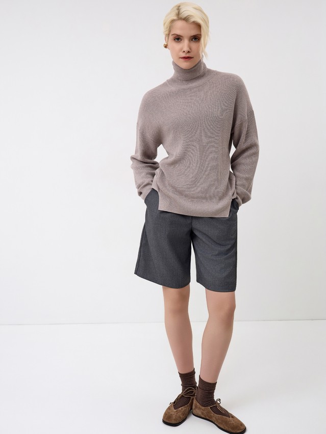 Women's pullover CONTE ELEGANT LDK24108, s.170-84, cappuccino melange - 1