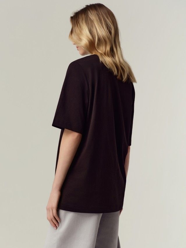 Women's polo neck shirt CONTE LD 3452, s.170-88, black-risk - 2