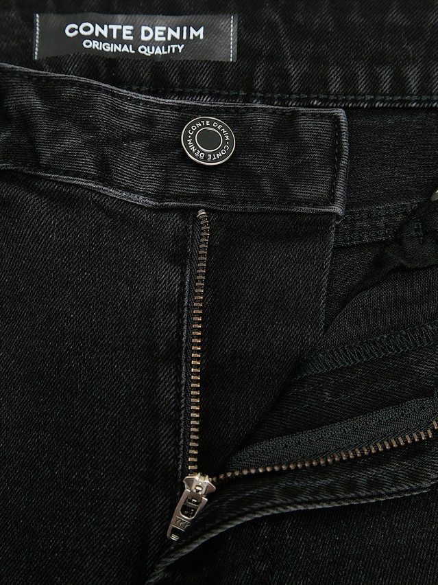 Women's jeans CONTE CON-790, s.164-90, washed black - 10