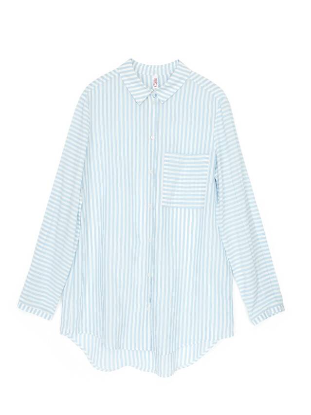 Women's shirt LBL 1096, s.170-84-90, white-light blue - 5