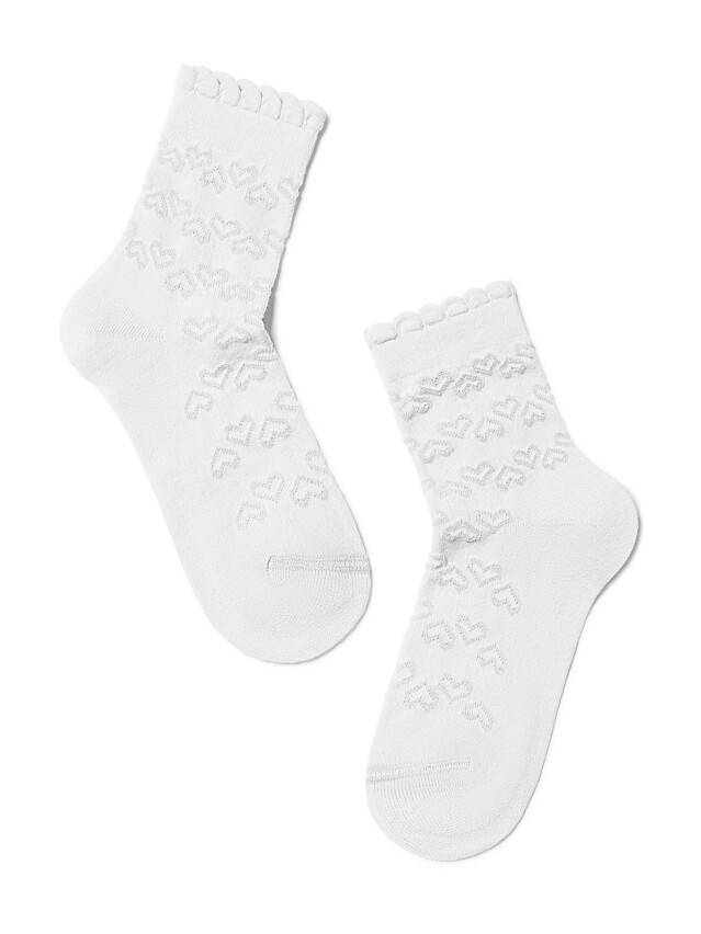 Children's socks CONTE-KIDS BRAVO, s.21-23, 184 white - 1