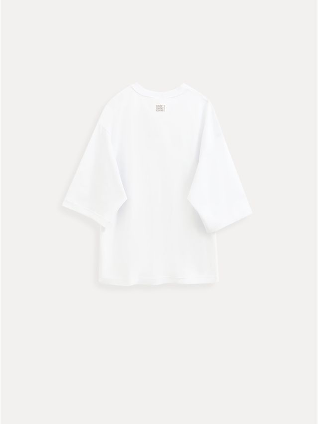 Women's polo neck shirt CONTE LD 3449, s.170-88, white-glasses - 7