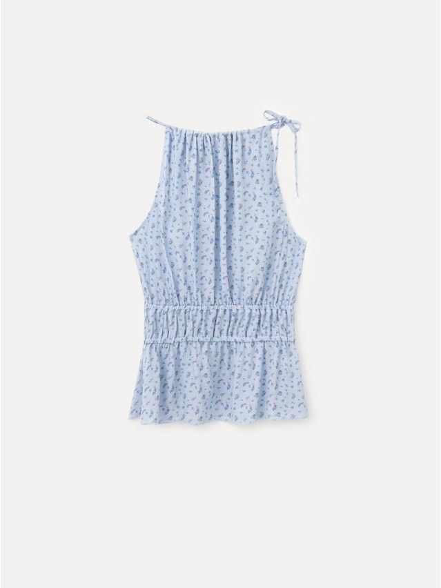 Women's blouse CONTE LBL 3472, s.170-84-90, blue-flowers - 8