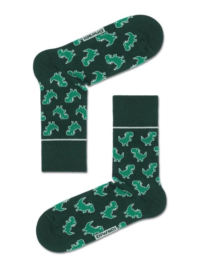 Men's socks DiWaRi HAPPY, s.25, 143 dark green - 2