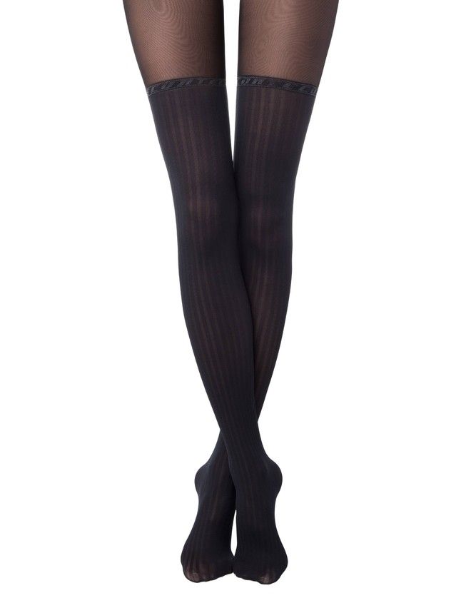 Women's tights CONTE ELEGANT GLAM, s.2, nero - 2