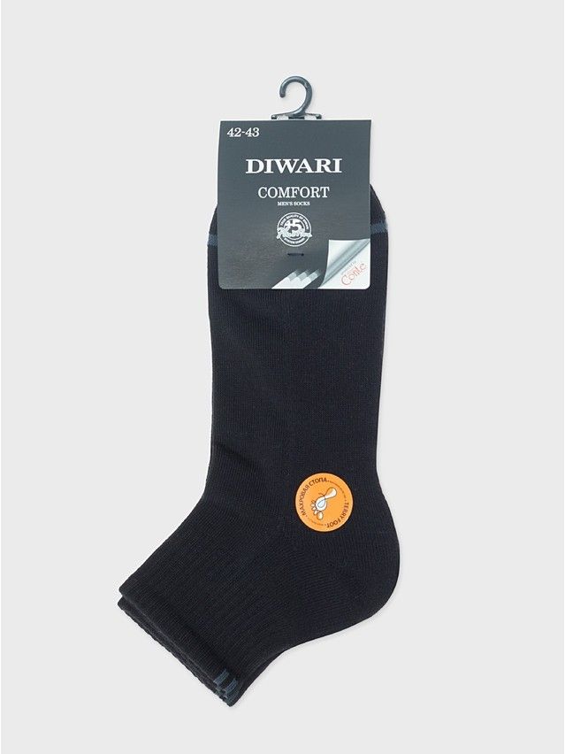 Men's socks DIWARI COMFORT, s.25, 212 black - 4