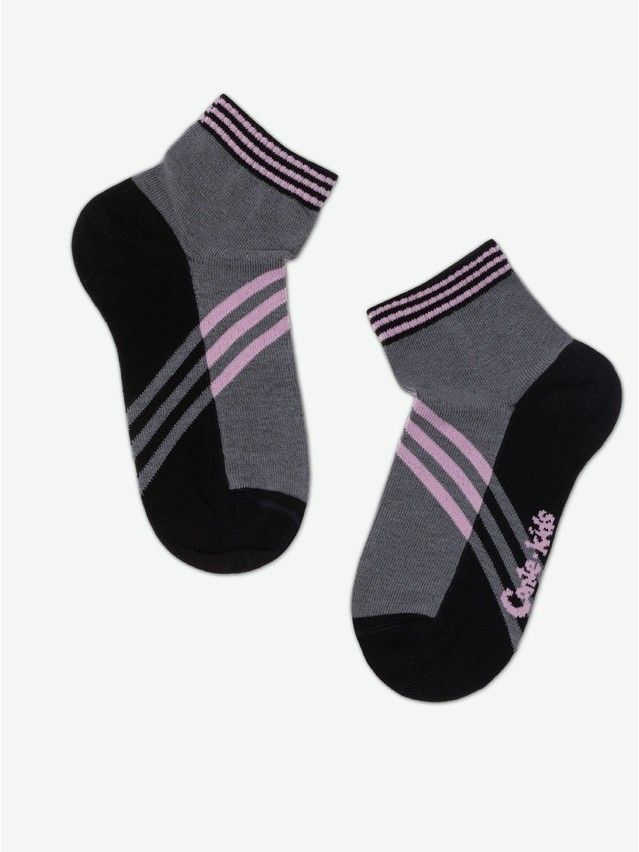 Children's socks CONTE-KIDS ACTIVE, s.16, 955 grey-light pink - 4