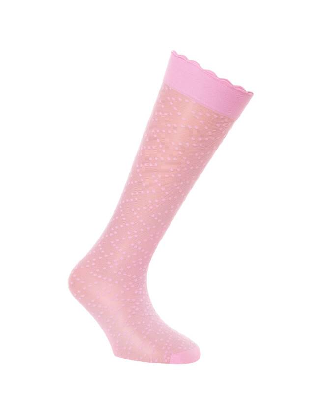 Fancy childrens' Knee-highs CONTE ELEGANT POLLY, s.27-29, pink - 1