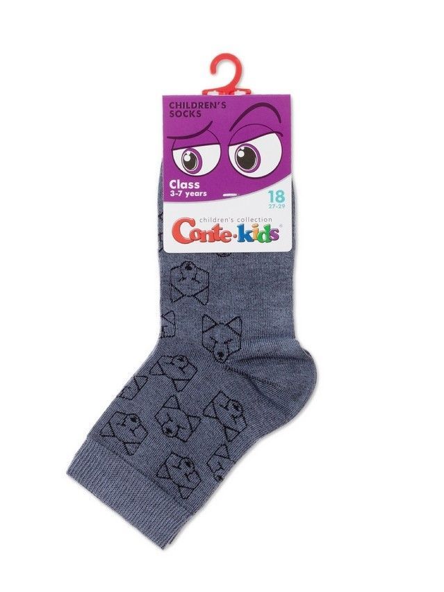 Children's socks CONTE-KIDS CLASS, s.21-23, 612 denim - 5