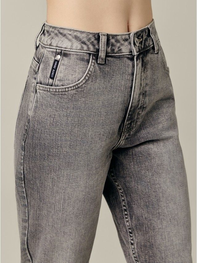 Denim trousers CONTE ELEGANT CON-663, s.170-102, grey - 15