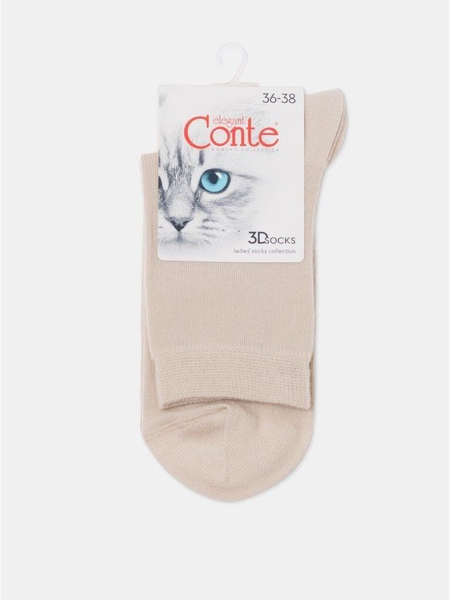 Women's socks CONTE ELEGANT 3DSOCKS, s.23-25, 000 beige - 13