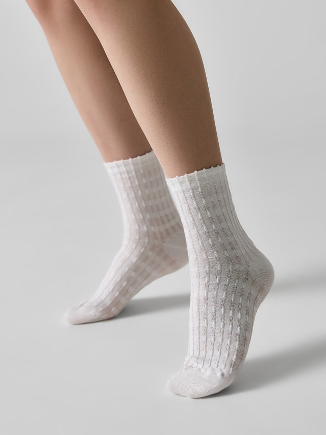 Women's socks CONTE ELEGANT CLASSIC, s.23-25, 1175 milky - 1
