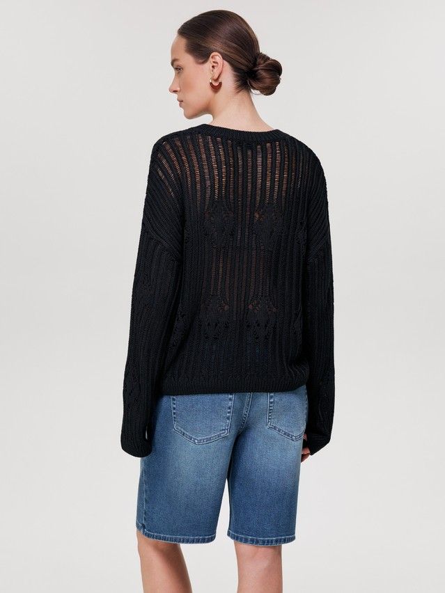 Women's pullover CONTE ELEGANT LDK2553, s.170-84, black - 4