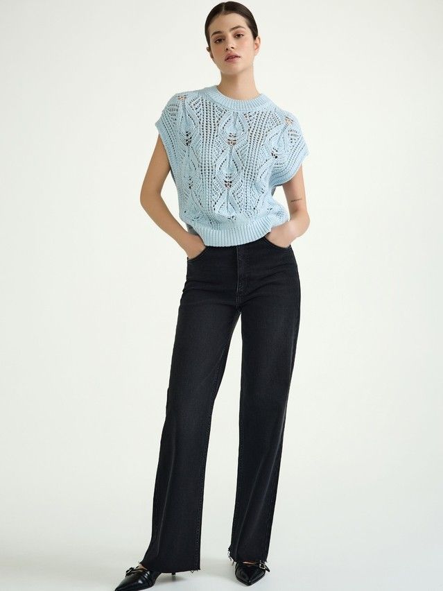 Women's vest CONTE ELEGANT LDK2436, s.170-84, light blue - 5