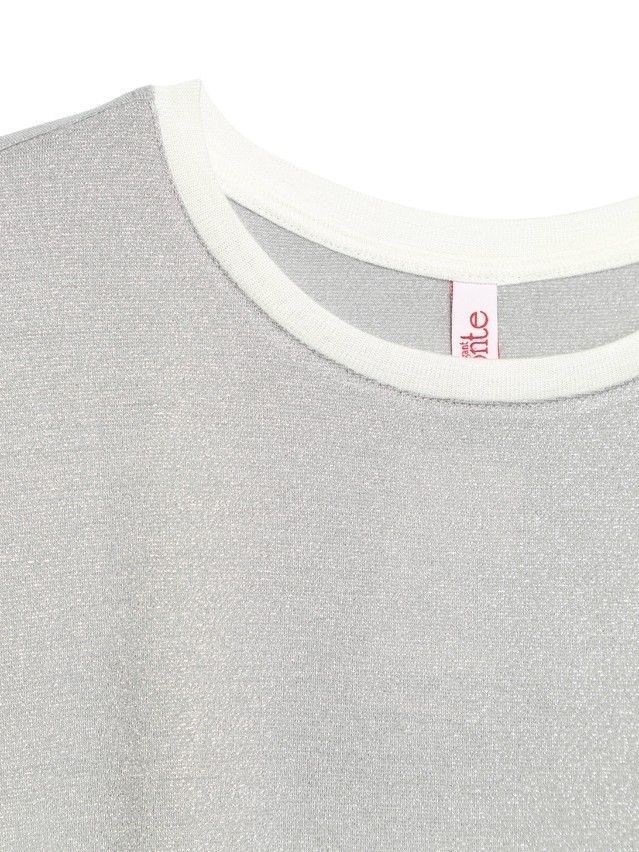 Women's polo neck shirt CONTE ELEGANT LD 629, s.158,164-100, grey - 3
