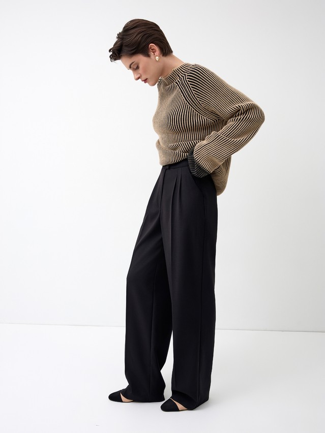 Women's trousers CONTE LBK 3257, s.164-84-90, black - 6