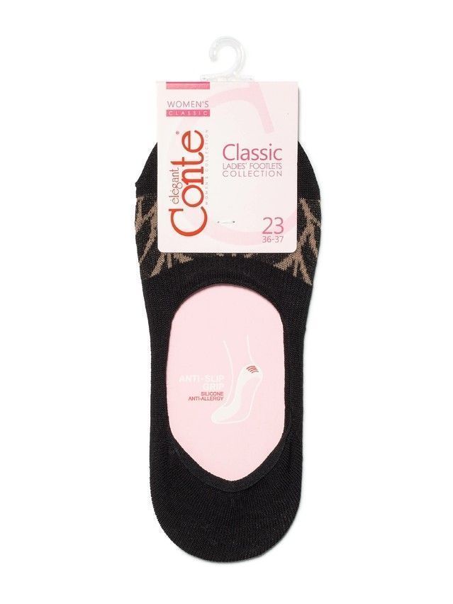 Women's cotton foot pads CLASSIC 16С-12SP, s.36-37, 225 black - 3