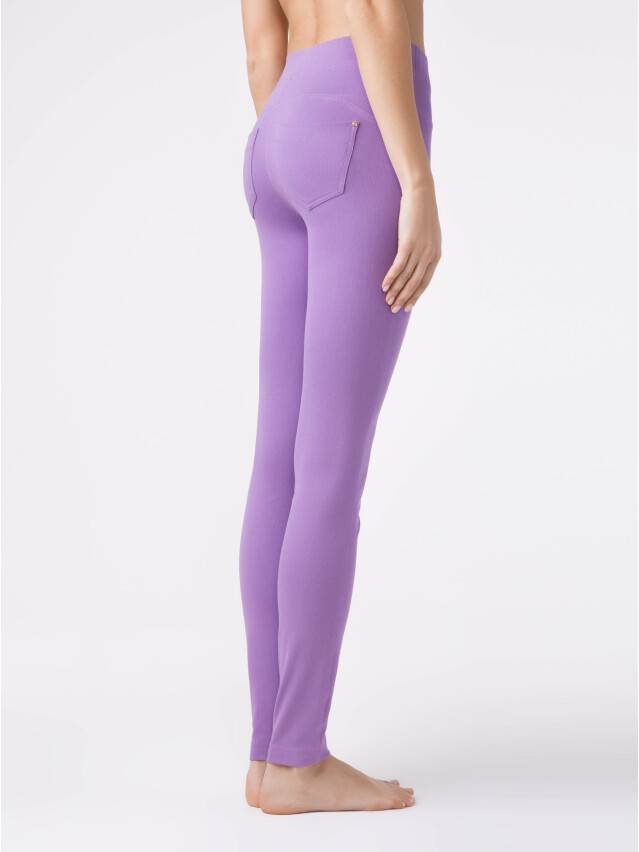 Women's leggings CONTE ELEGANT IN COSMO, s.164-102, purple bloom - 2