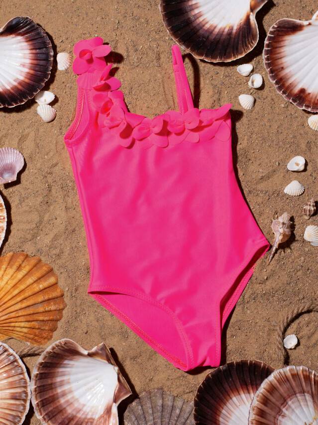 Swimsuit for girls CONTE ELEGANT ALANYA, s.110,116-56, neon pink - 3