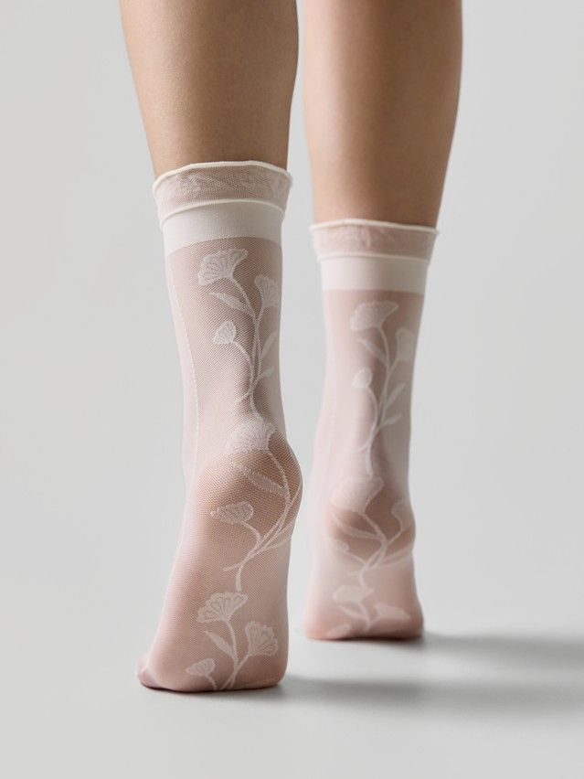 Women's socks CONTE ELEGANT FANTASY, s.23-25, panna - 5