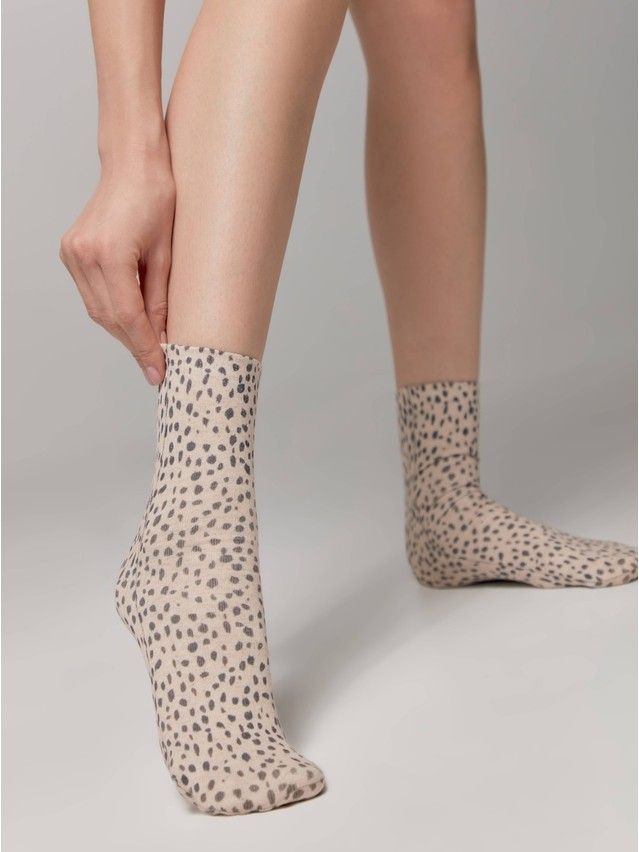 Women's socks CONTE ELEGANT FANTASY, s.23-25, 399 beige - 2