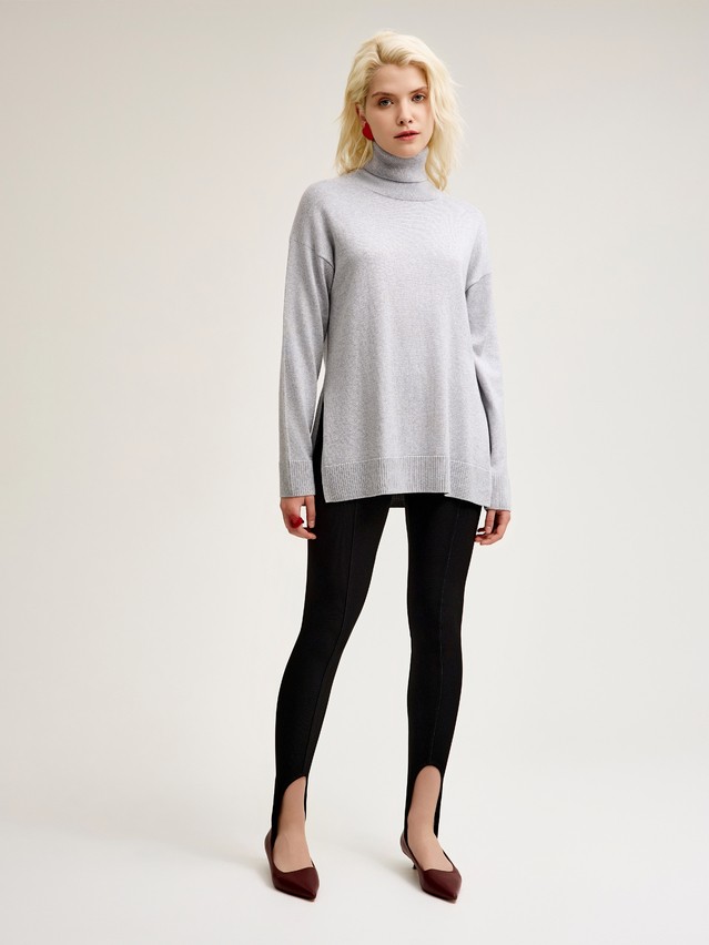 Women's pullover CONTE ELEGANT LDK24109, s.170-84, dark gray melange - 7
