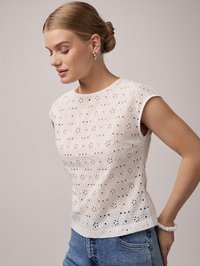 Women's shirt CONTE ELEGANT LBL 2954, s.170-84-90, ecru - 2