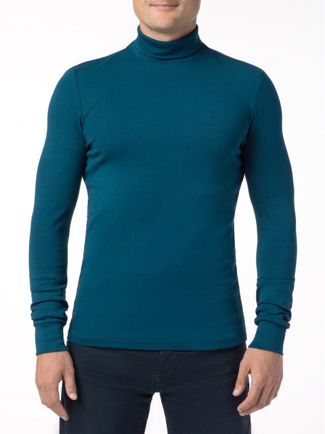 Men's polo neck shirt DiWaRi MD 816, s.170,176-100, greenness of the sea - 2