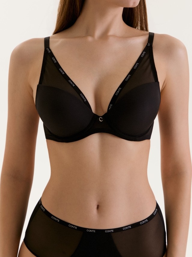 Bra CONTE ELEGANT SECOND SKIN RB1188, s.70A, black - 1