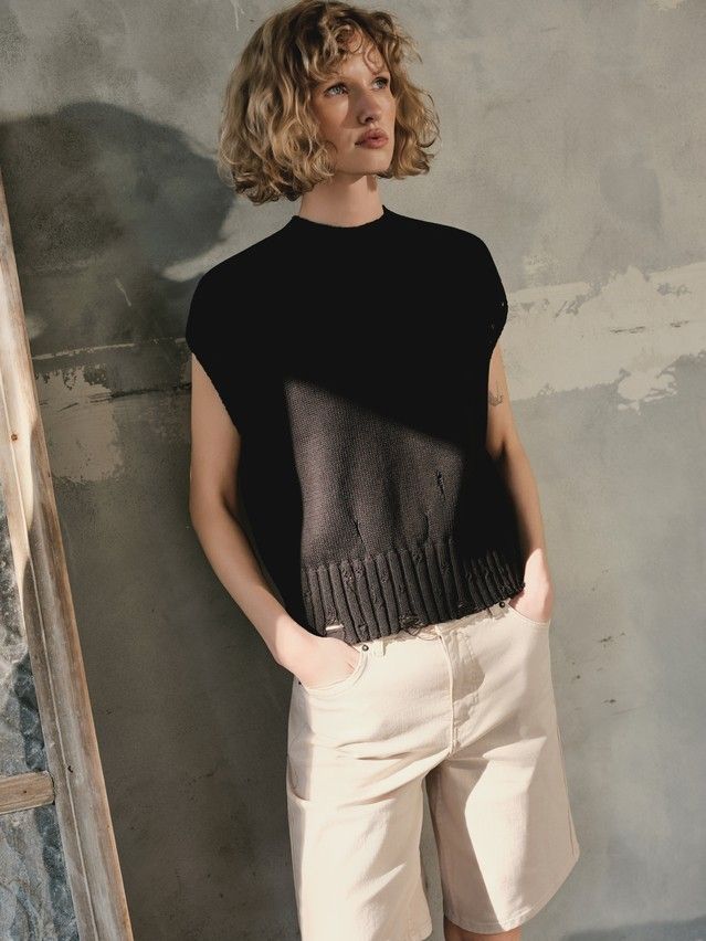 Women's vest CONTE ELEGANT LDK2579, s.170-84, black - 3