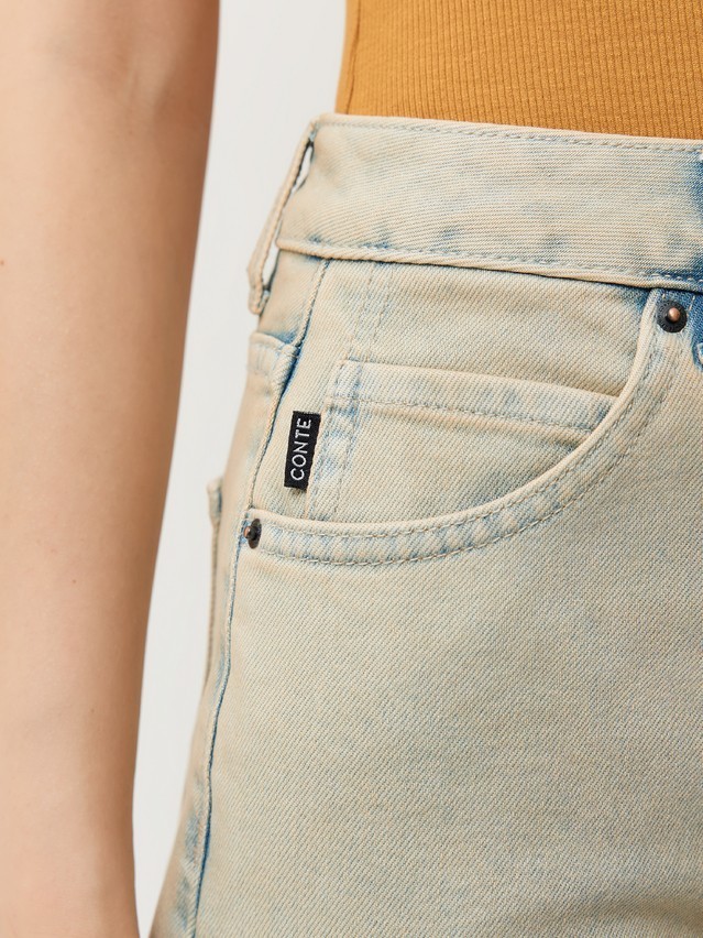 Women's jeans CONTE CON-978, s.164-90, blue beige - 7