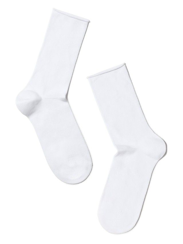 Women's cotton socks COMFORT (without elastic) 19C-101SP, rives. 36-37, 000 white - 3