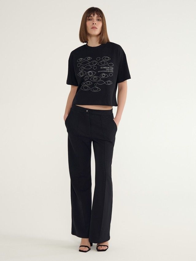 Women's trousers CONTE ELEGANT LBK 3141, s.170-102, black - 4