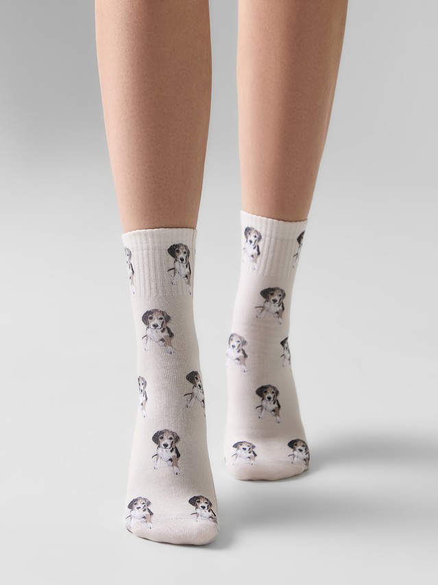 Women's socks CONTE ELEGANT CLASSIC, s.23-25, 1164 beige - 1